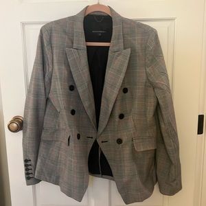 Banana Republic houndstooth double breasted blazer!